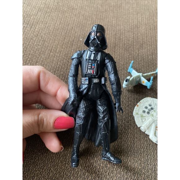 Star Wars Darth Vader 2001 LFL Hasbro Action Figure 4" Preowned - Picture 12 of 12